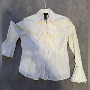 Bell sleeves and ruffles